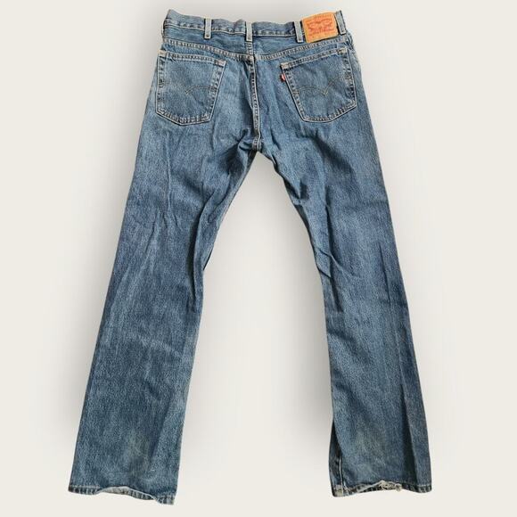 Levi Strauss 517 Jeans Men's Sz 36x34 Straight Medium Wash - Picture 2 of 12
